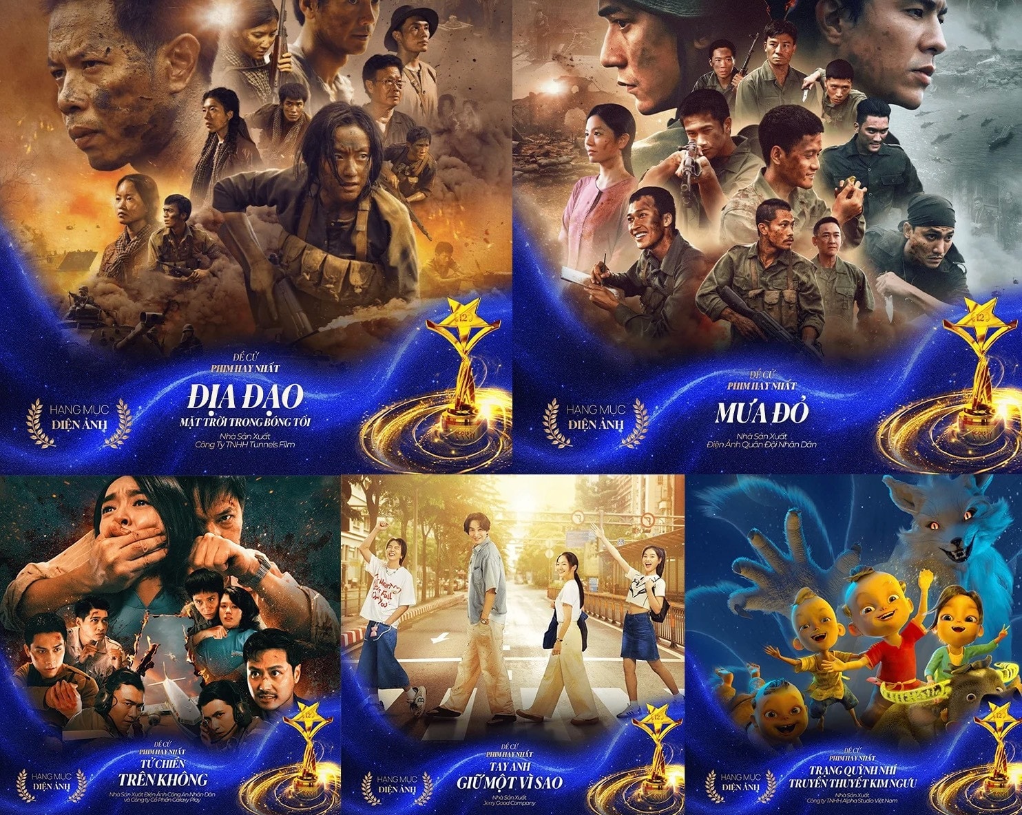 Hạng mục điện ảnh lên tới 214 đề cử nhưng không có phim của Lý Hải, Trấn Thành.