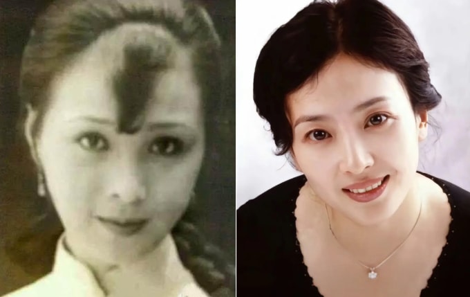 Bà ngoại (trái) và mẹ của Lưu Diệc Phi. Ảnh: Sina