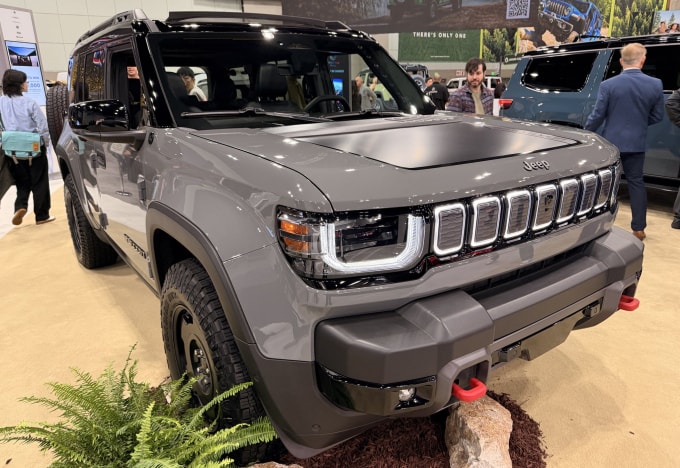 Mẫu xe điện mới Jeep Recon tại triển lãm