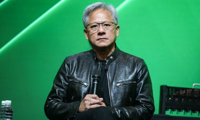 Jensen Huang, CEO Nvidia tại Triển lãm Computex 2024 tại Đài Loan, hồi tháng 6/2024. Ảnh: Khương Nha