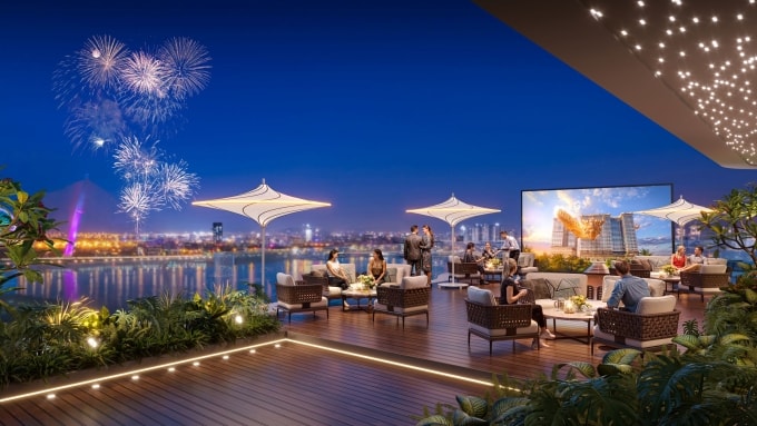 Dự án hướng đến trở thành một trong những biểu tượng mới của thành phố. Ảnh: ROX