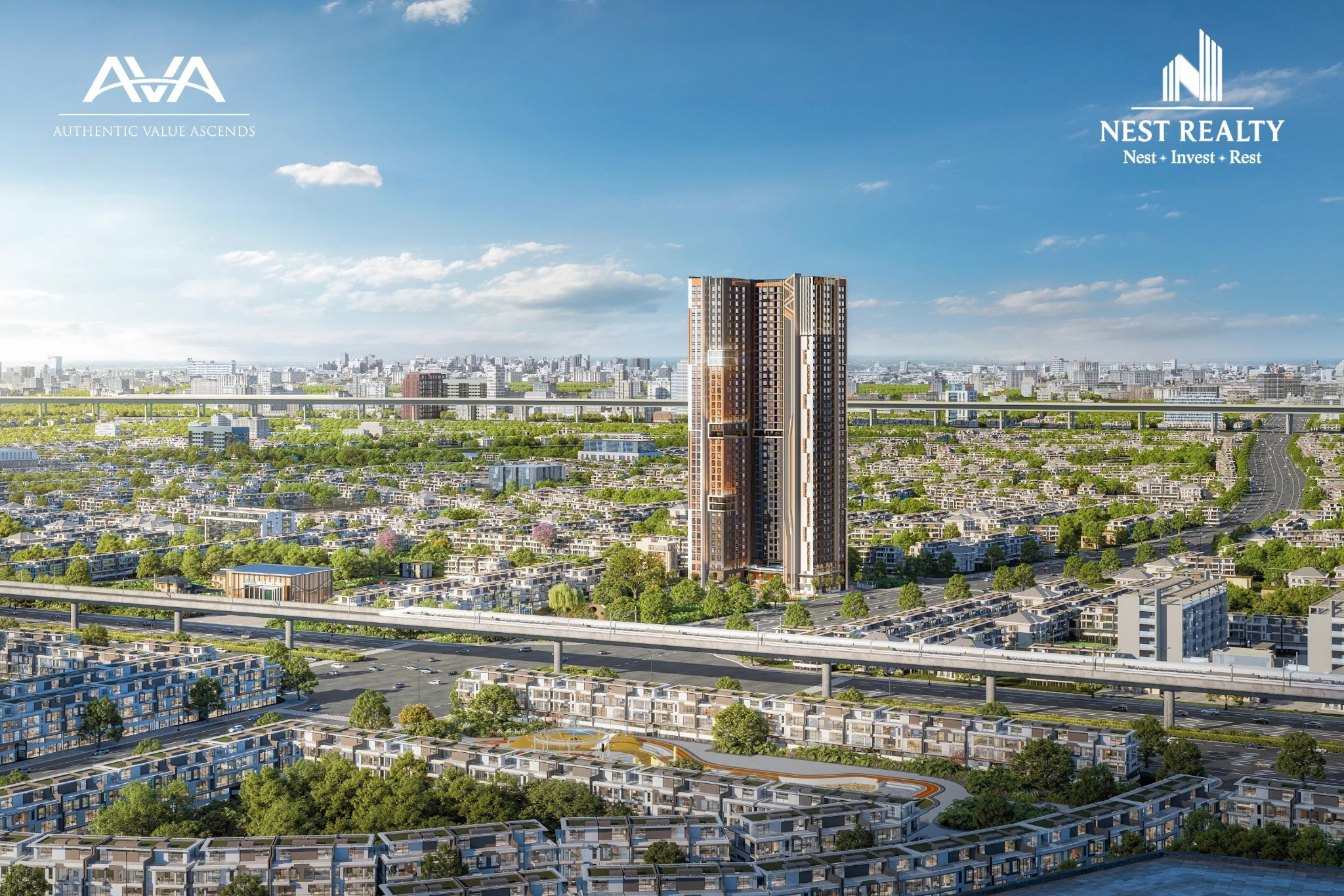 Dự án AVA Center thu hút nhờ vị trí chiến lược và tùy biến cá nhân hóa.