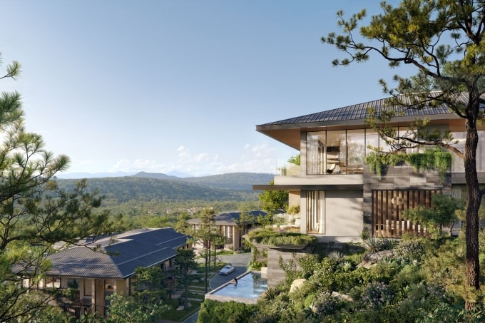 Camellia Residences được phát triển theo ngôn ngữ kiến trúc đương đại. Ảnh: BIM Land