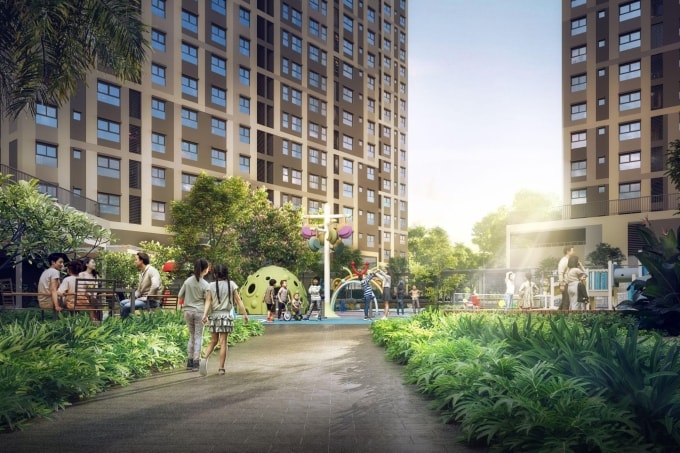 Tiện ích nội khu tại An Zen Residences. Ảnh: