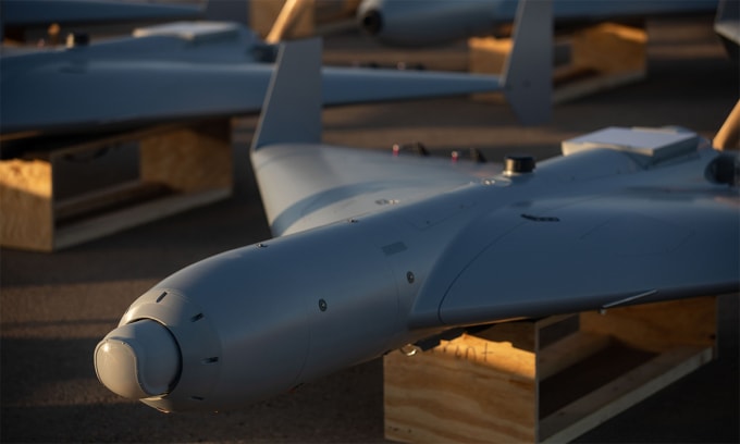 UAV LUCAS của Mỹ trong ảnh công bố ngày 3/12. Ảnh: CENTCOM