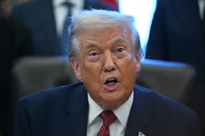 Tổng thống Mỹ Donald Trump tại Nhà Trắng ngày 3/12. Ảnh: AFP