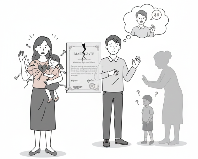 Không đồng ý nuôi con riêng của chồng