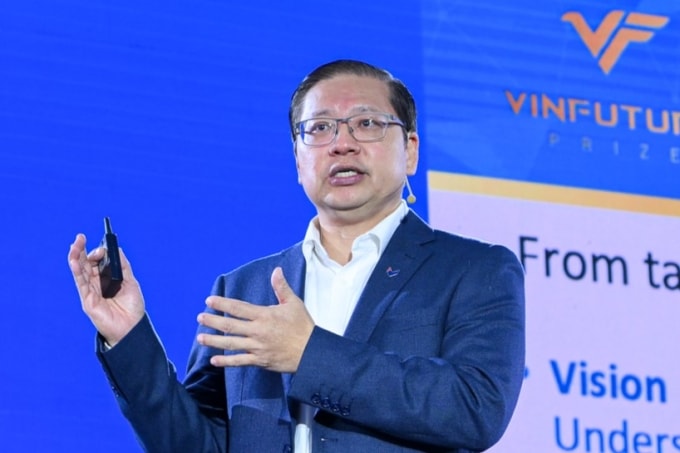 Hiệu trưởng VinUni - Giáo sư Tan Yap Peng. Ảnh: Thanh Tuyền