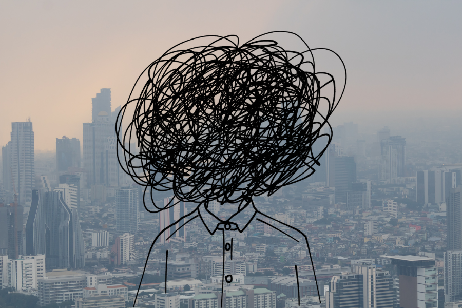 Ô nhiễm không khí là mối đe dọa vô hình với sức khỏe tinh thần