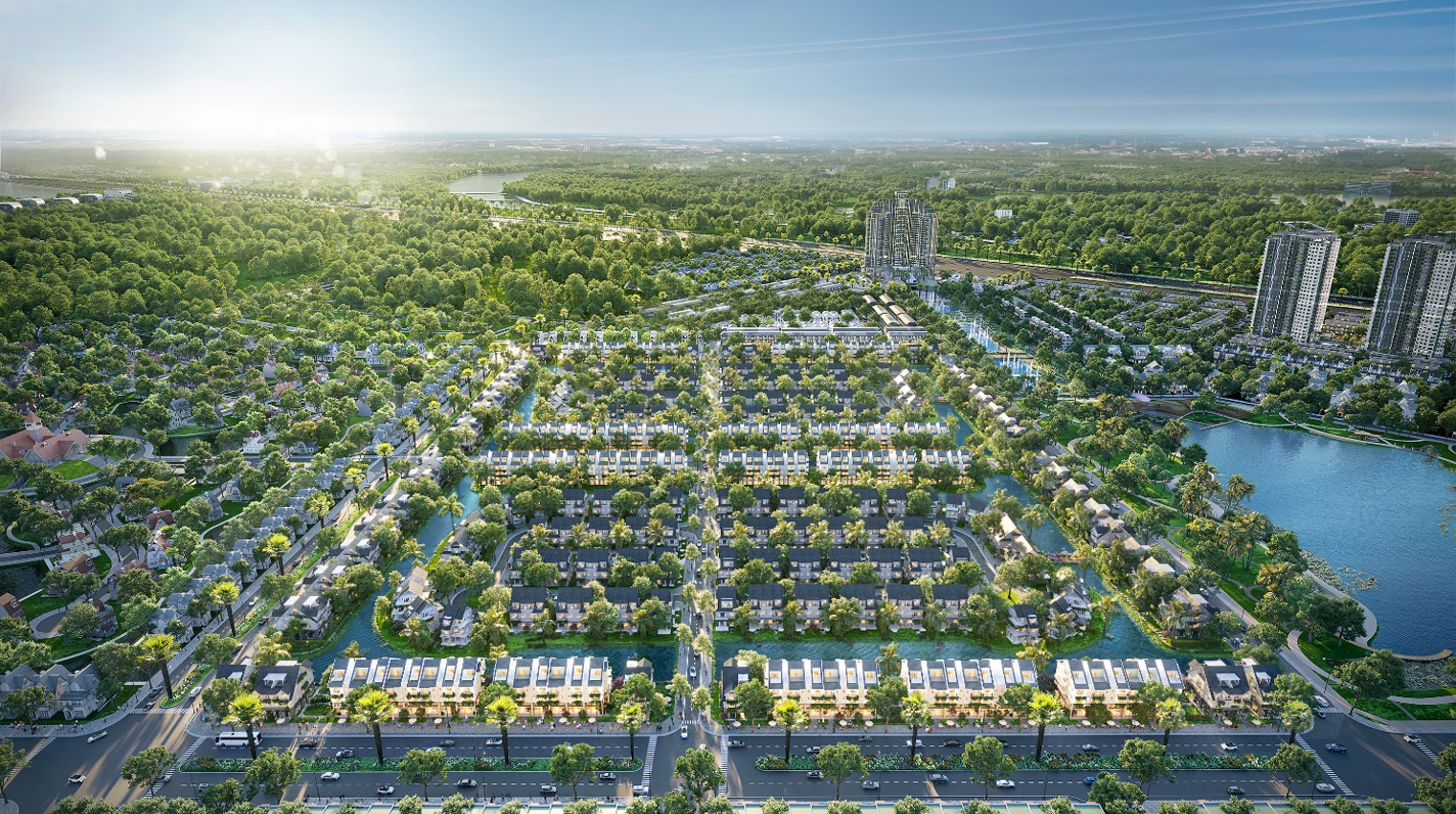 Central Island nằm tại vị trí trung tâm của đại đô thị Eco Central Park. (Ảnh: ECP)