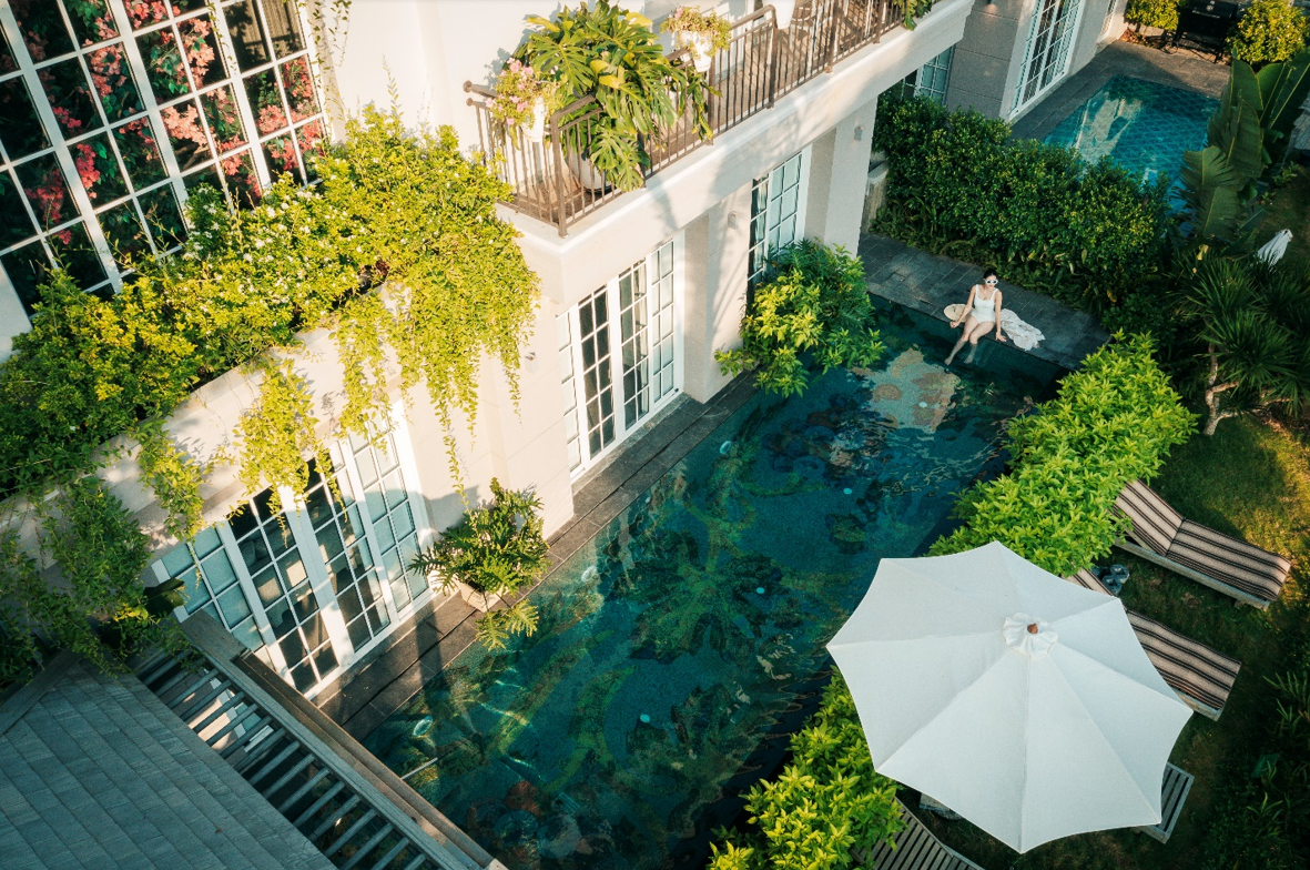 Ảnh chụp thực tế tại biệt thự mẫu Central Island. (Ảnh: MP)