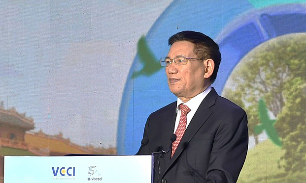 Phó thủ tướng Hồ Đức Phớc phát biểu tại sự kiện. Ảnh: VGP