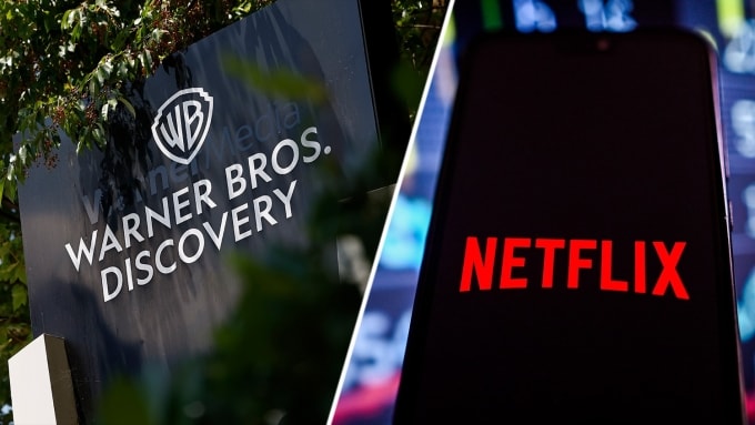 Netflix sẽ chi 72 tỷ USD mua một phần Warner Bros. Discovery. Ảnh: Deadline
