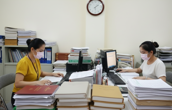 Phòng làm việc của kế toán trường học. Ảnh minh họa: AI