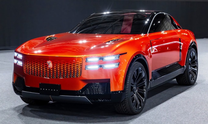 Mẫu Century Coupe tại Japan Mobility Show 2025. Ảnh: Hustler Hybrid