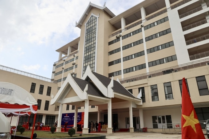 Bệnh viện Hữu nghị Lào - Việt Nam tại tỉnh Houaphanh. Ảnh: VGP