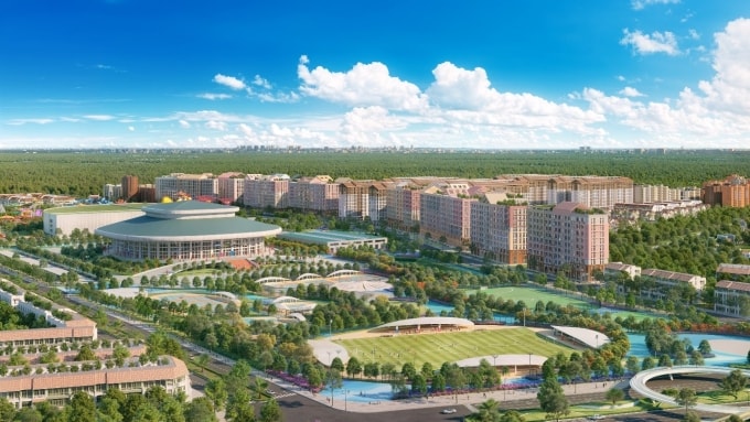 Park Residence được bảo quanh bởi 4 đại công viên chủ đề. Ảnh: Sun Property