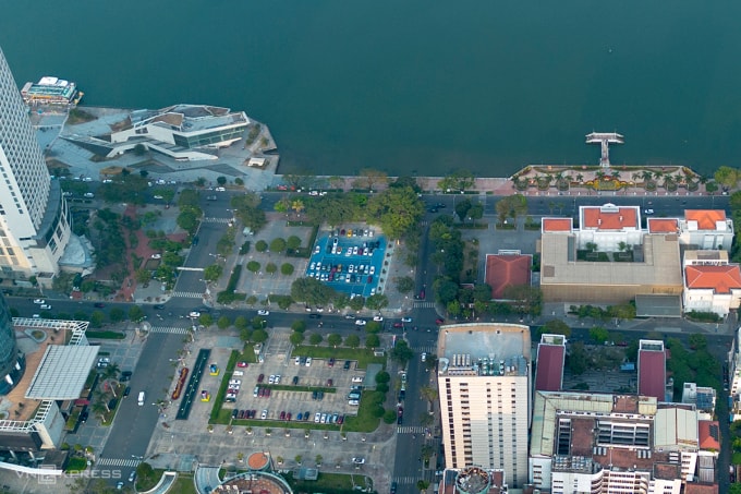 Khu vực có bến du thuyền đã được thành phố quy hoạch làm Quảng trường ở trung tâm Đà Nẵng. Ảnh: Nguyễn Đông