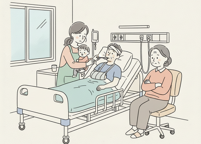 Mẹ chồng không bỏ đồng nào khi chồng tôi thập tử nhất sinh