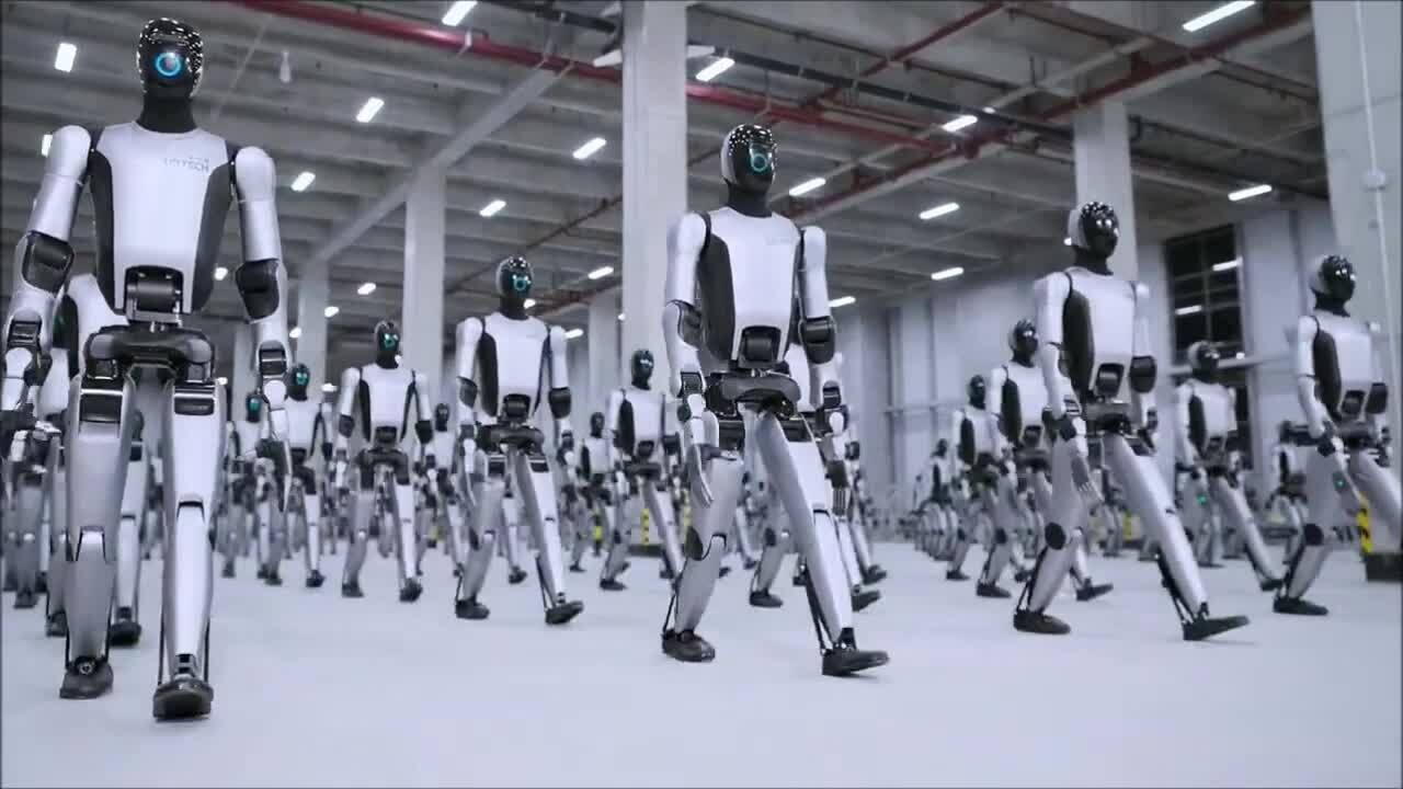 Video đội quân robot hình người Trung Quốc gây tranh cãi