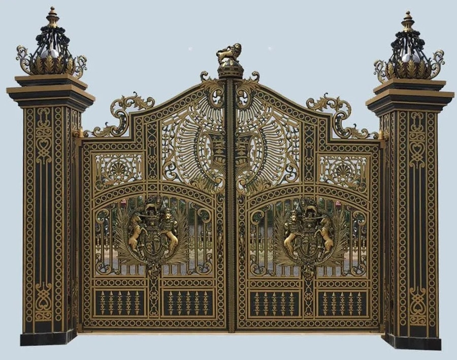 (Ảnh: Cổng biệt thự Hà Nội)