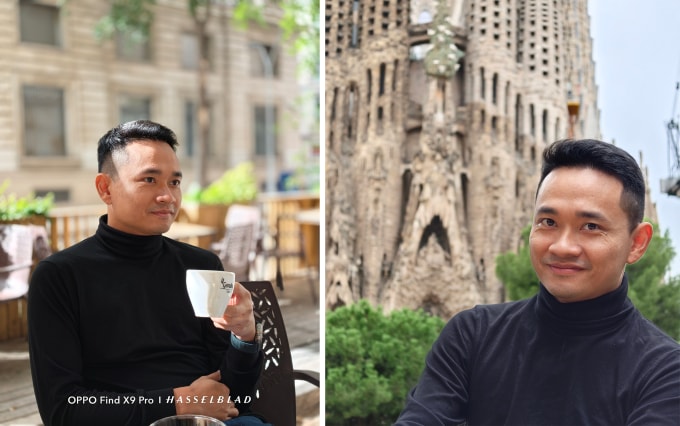 Ảnh chụp chân dung bởi Find X9 Pro.