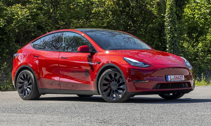 Tesla Model Y tại Đức. Ảnh: Frankfurter Allgemeine