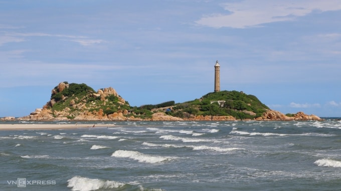 Hải đăng Kê Gà ở xã Tân Thành, tháng 7/2024. Ảnh: Việt Quốc