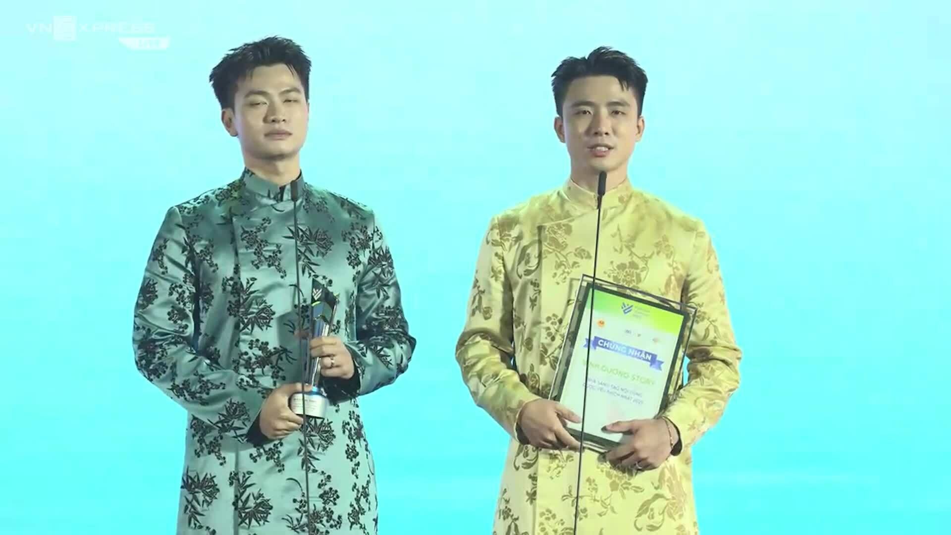 Ninh Dương Story nhận giải 'Nhà sáng tạo nội dung được yêu thích nhất'