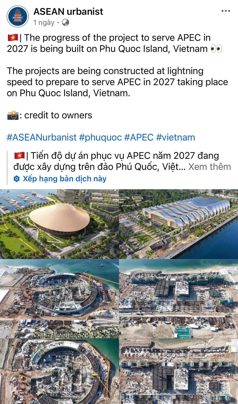 ASEAN Urbanist: “Cụm dự án APEC đang thi công với tốc độ ánh sáng” - 1 ASEAN Urbanist: “Cụm dự án APEC đang thi công với tốc độ ánh sáng” - 1