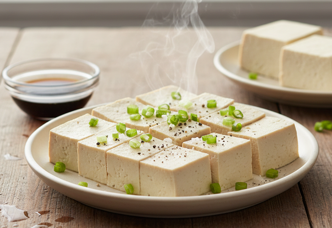 Đậu nành giàu protein, chất xơ. Ảnh được tạo bởi AI