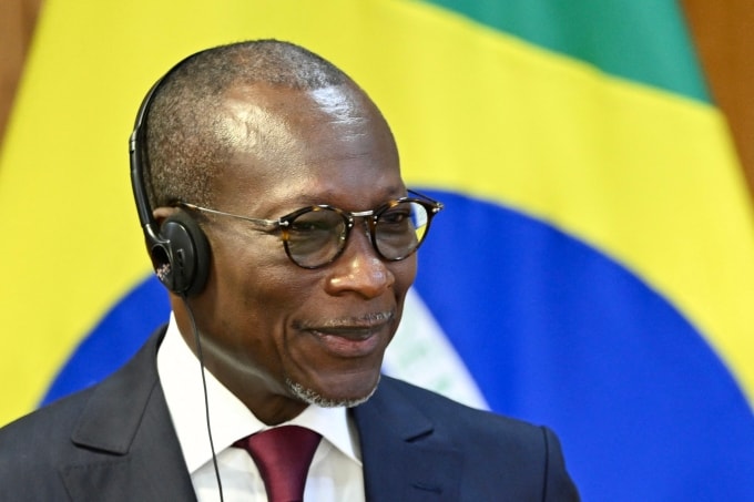 Tổng thống Benin Patrice Talon tại Brazil hồi tháng 5/2024. Ảnh: AFP