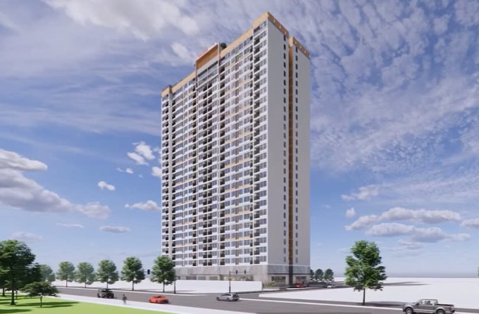 Phối cảnh dự án nhà ở xã hội dành cho lực lượng công an vừa khởi công ngày 7/12. Ảnh: Chủ đầu tư