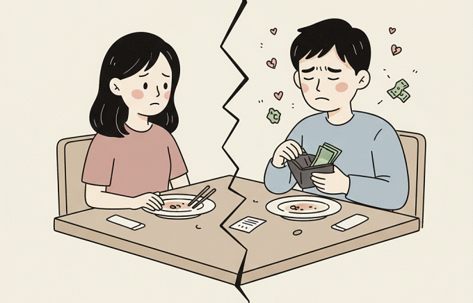 Bạn trai kêu tình phí tốn kém dù tháng chỉ chi khoảng 2 triệu đồng