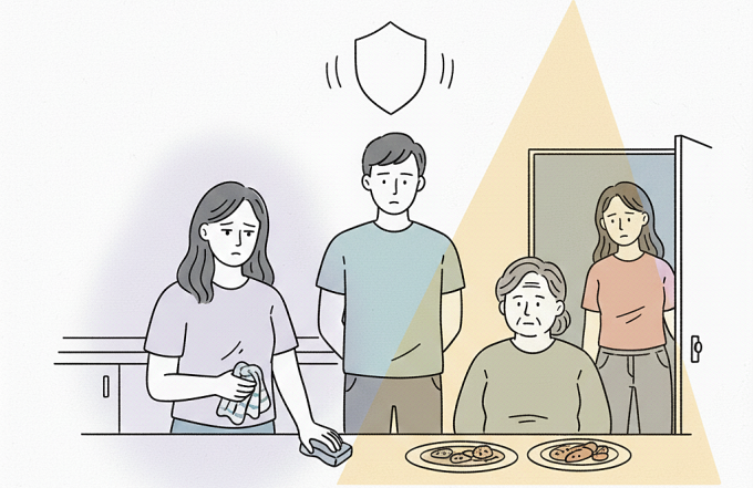 Ngột ngạt khi sống cùng em gái chồng đã ly hôn