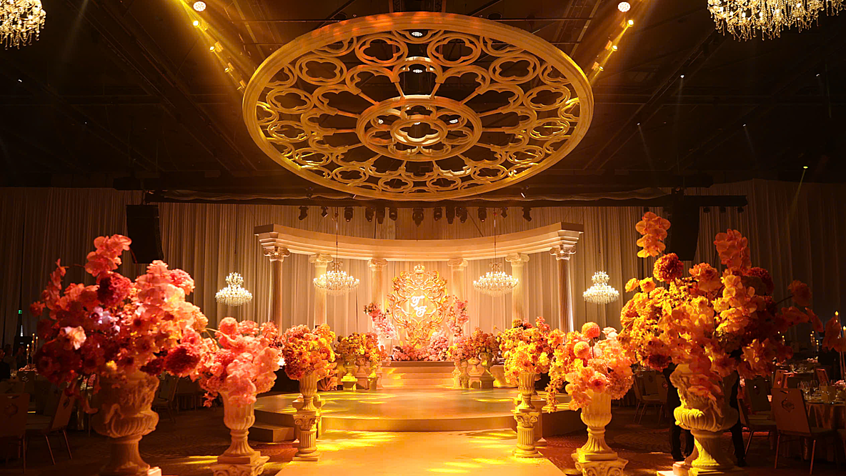 Không gian tiệc cưới của Tiên Nguyễn