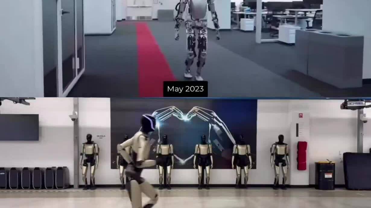 Robot hình người Tesla gây sốt vì dáng chạy tự nhiên