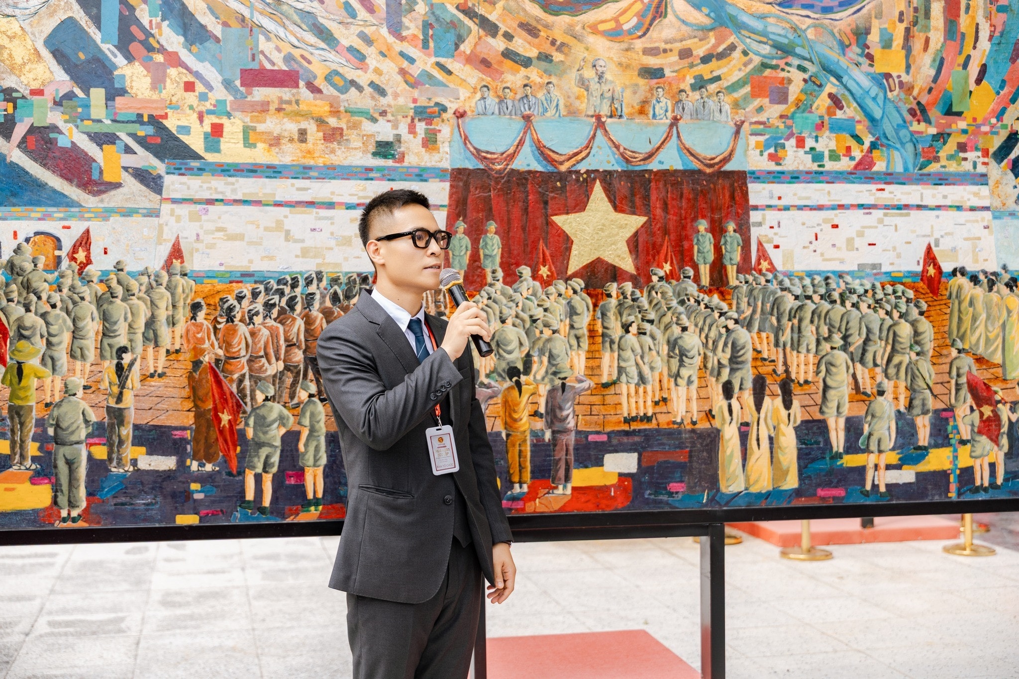 Hoạ sĩ Chu Nhật Quang.