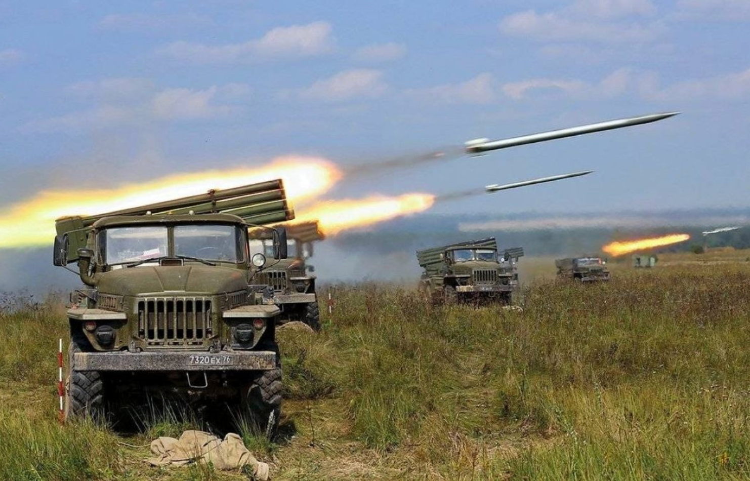 Pháo phản lực BM-21 Grad.