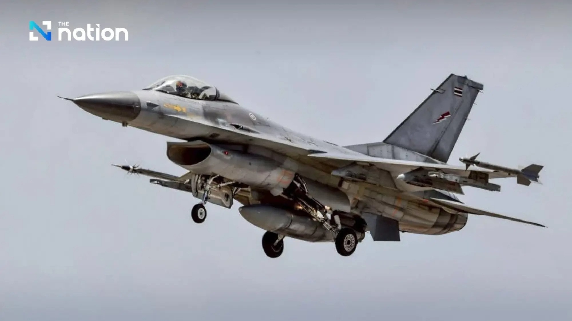 Biên giới căng thẳng, Thái Lan triển khai F-16 tấn công 3 vị trí Campuchia. (Ảnh: Nation Thailand)