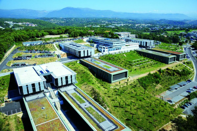 Một góc Sophia Antipolis. Ảnh: LUsine Nouvelle