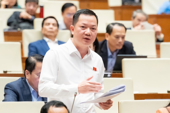 Đại biểu Trịnh Xuân An (Ủy ban Quốc phòng, An ninh và Đối ngoại). Ảnh: Hoàng Phong