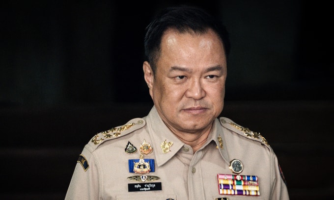 Thủ tướng Thái Lan Anutin Charnvirakul sau cuộc họp Hội đồng An ninh Quốc gia hồi tháng 11 ở Bangkok. Ảnh: AFP