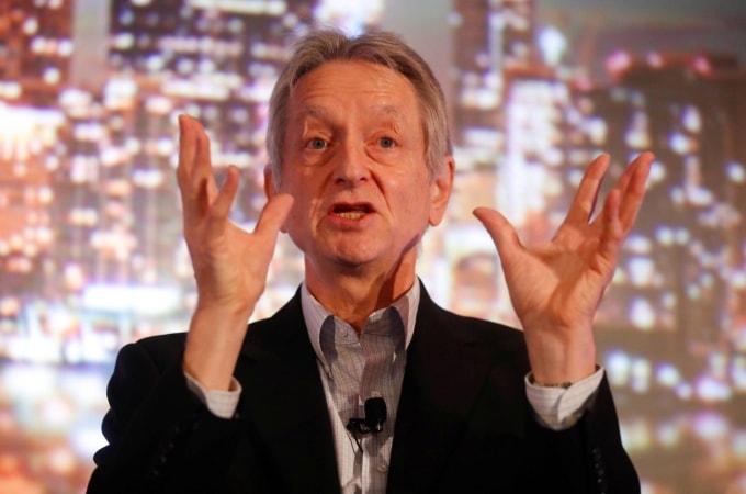 Nhà khoa học Geoffrey Hinton. Ảnh:Reuters