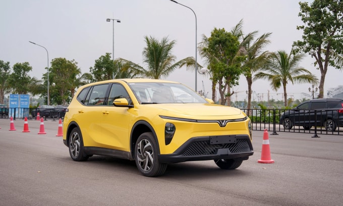 Limo Green tại một sự kiện lái thử ở Hà Nội. Ảnh: Lương Dũng