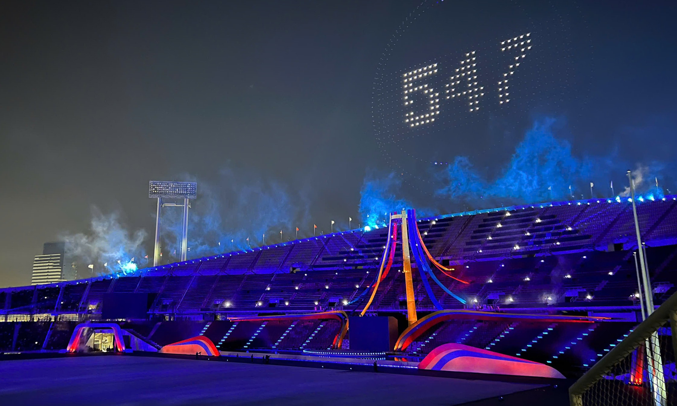 574 là tổng số bộ huy chương của SEA Games 33. (Ảnh: Tam Ninh)