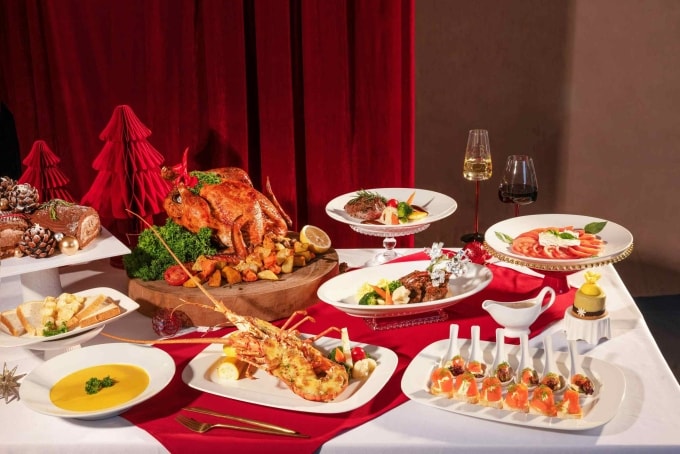 Thực đơn Giáng sinh tại chuỗi khách sạn Mường Thanh. Ảnh: Mường Thanh