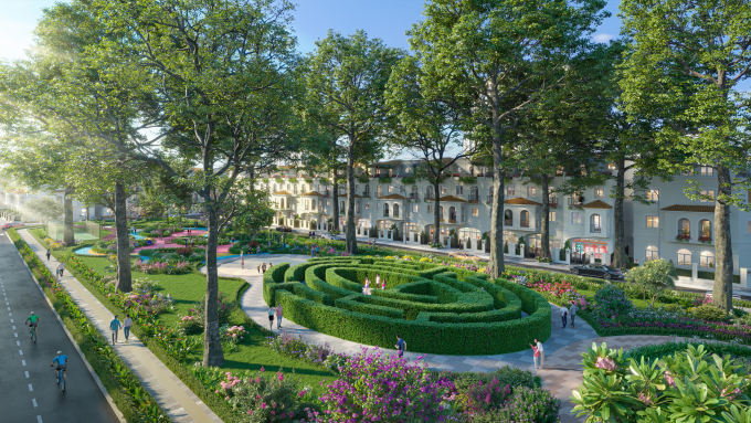 Eurowindow Sport Garden tại Nghệ An áp dụng các tiêu chí khu đô thị xanh. Ảnh: Eurowindow Holding