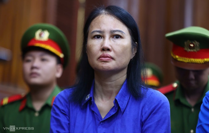 Bà Hoàng Thị Thúy Nga tại tòa hôm nay. Ảnh: Trần Quỳnh