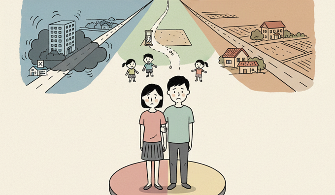 Chồng đòi về nội, vợ muốn về ngoại, còn ở Hà Nội thì nợ ngập đầu